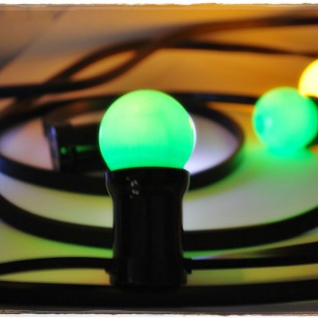 Como hacer una guirnalda de luces para exterior