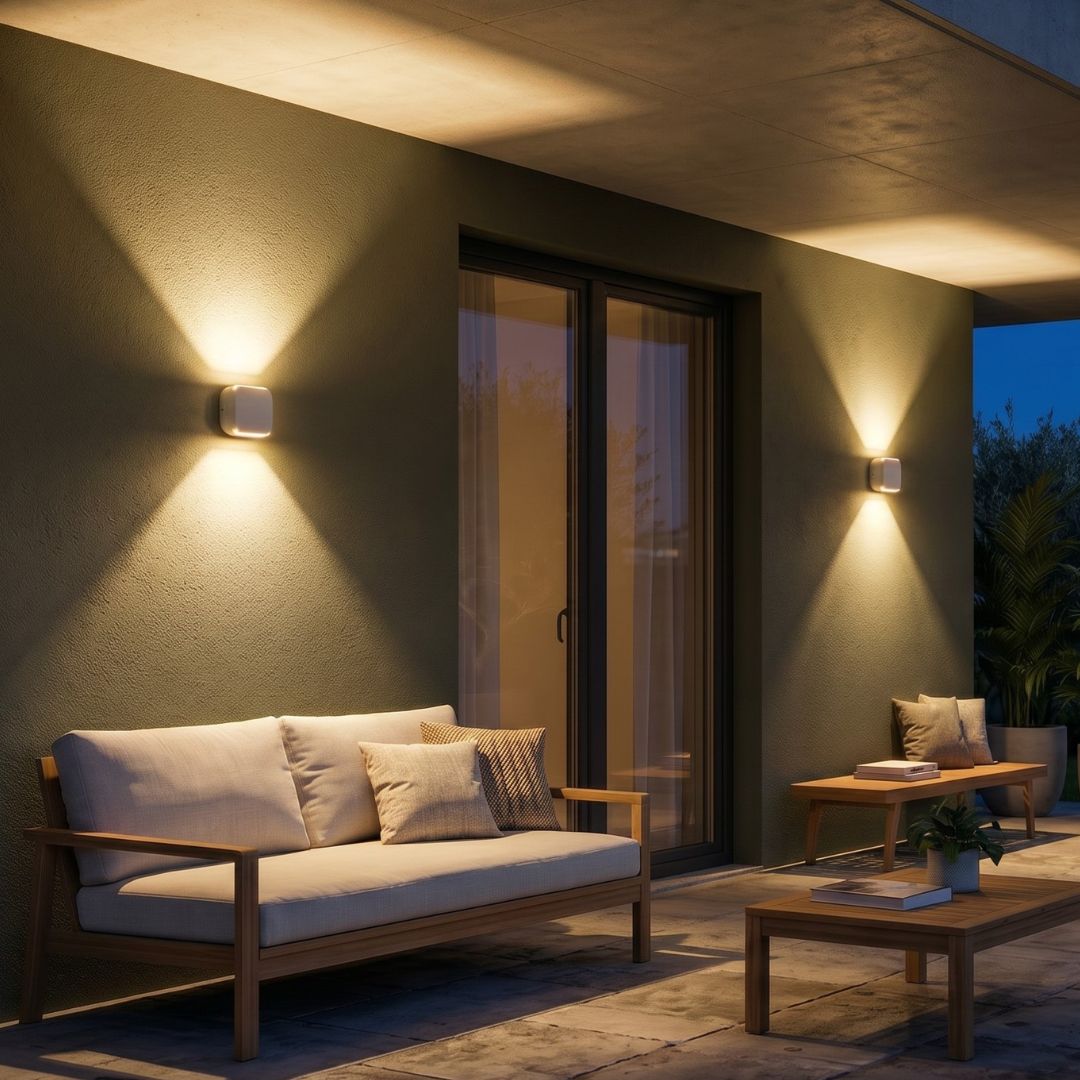 Applique d'extérieur LED double lumière 2x4,5W 3000K IP54