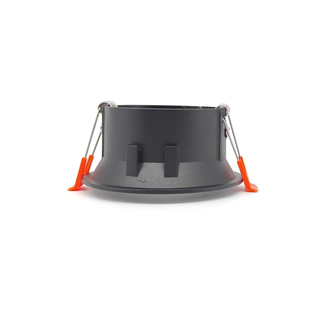Anneau rond inclinable coupe 80 mm et support de lampe GU10