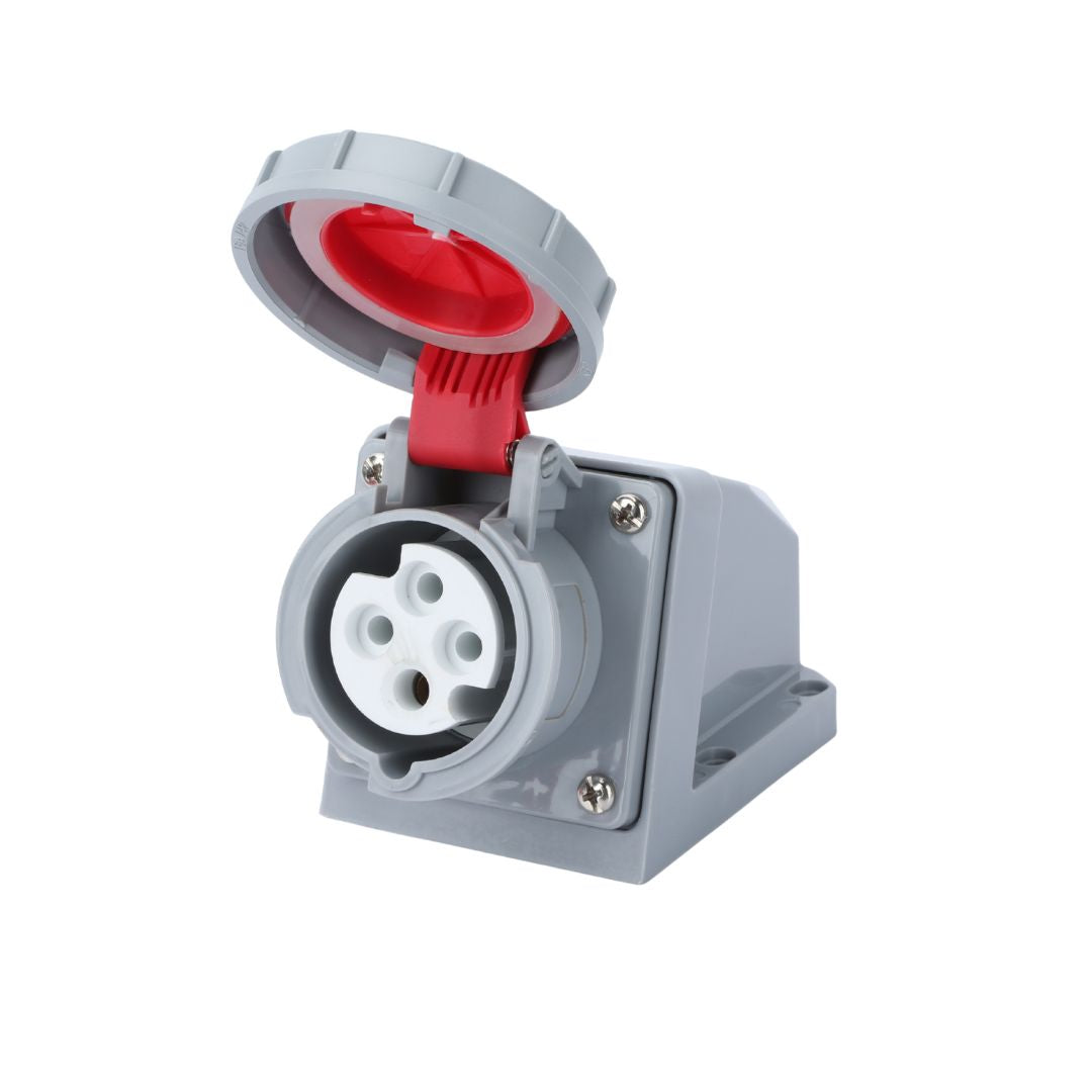 Base fjja industrial IP67 con tapa – 16A / 32A – Varias configuraciones