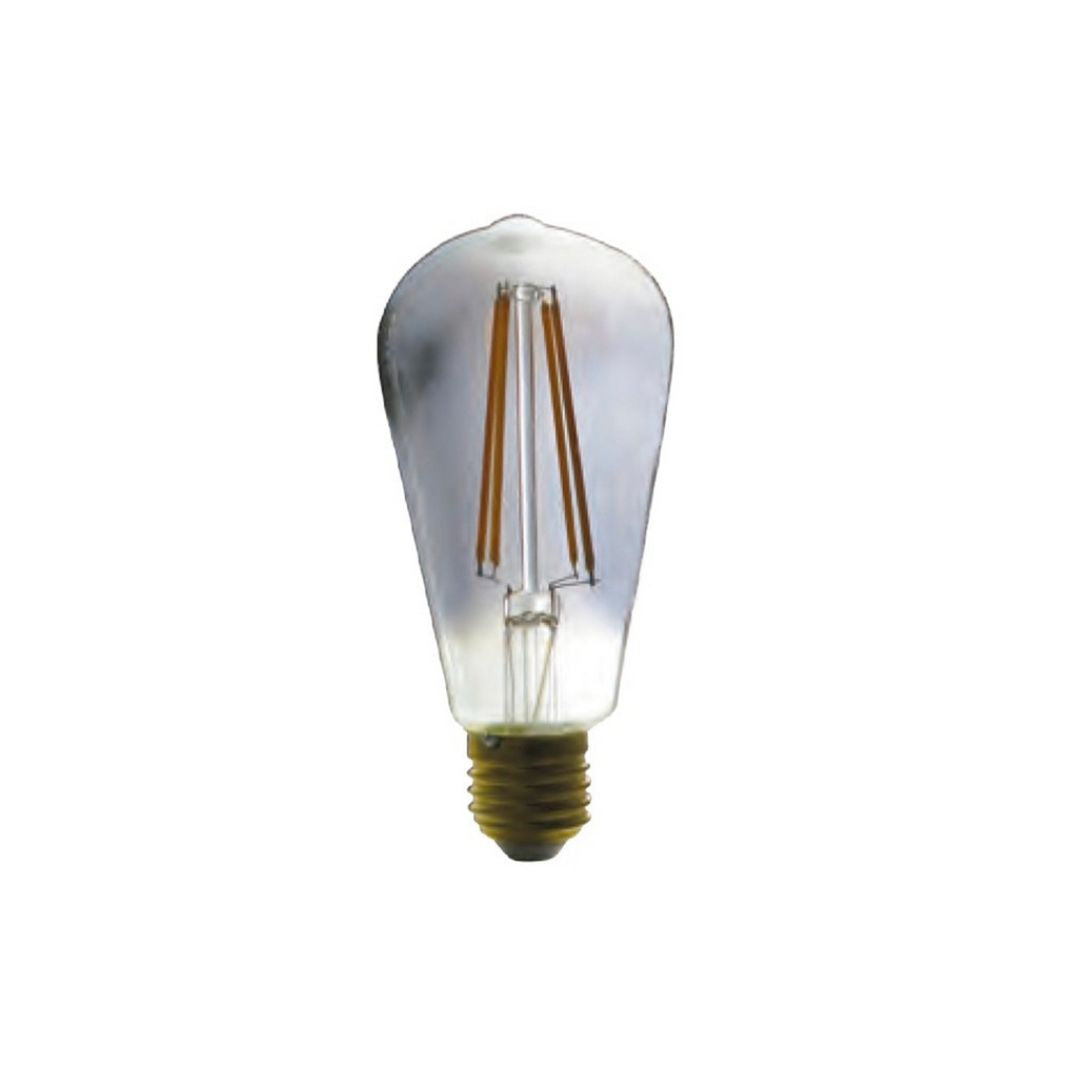 Bombilla Edison Filamento LED E27 2,5W 1800K Cristal Smoky