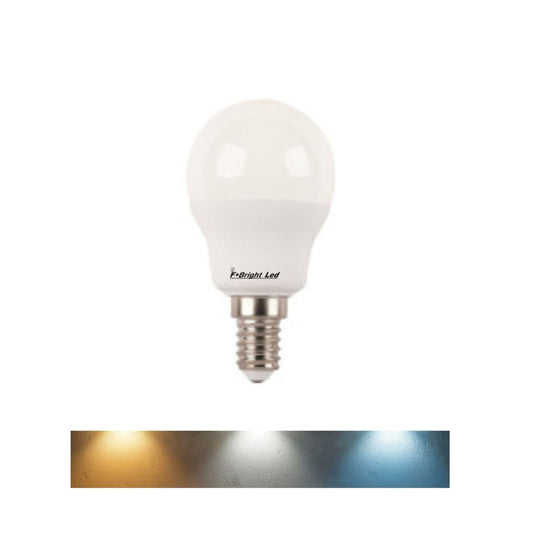 Bombilla Esférica Led E14 6w Cambio de Tono con Memoria