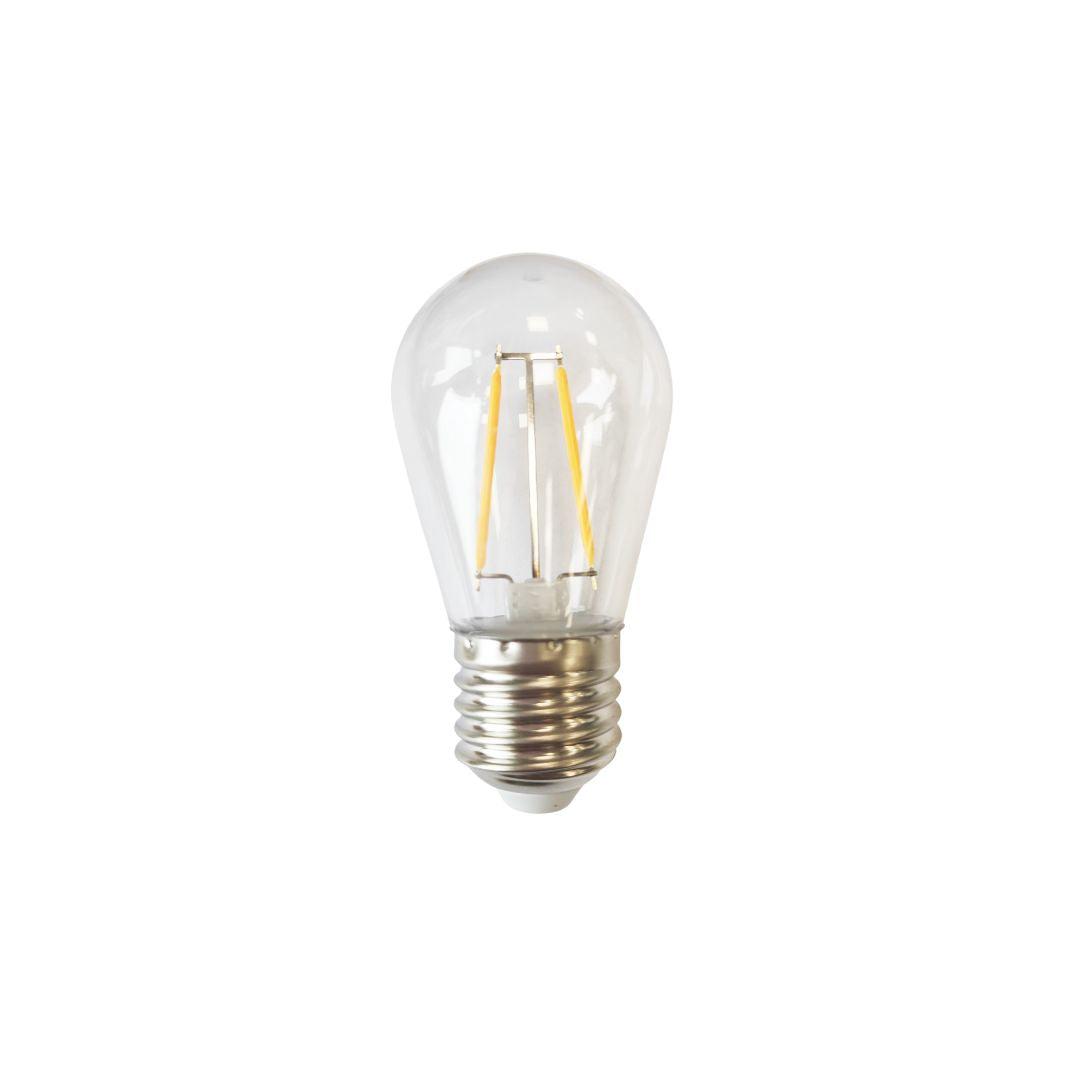 Bombilla LED E27 2w 2200k Especial Guirnalda de Goma