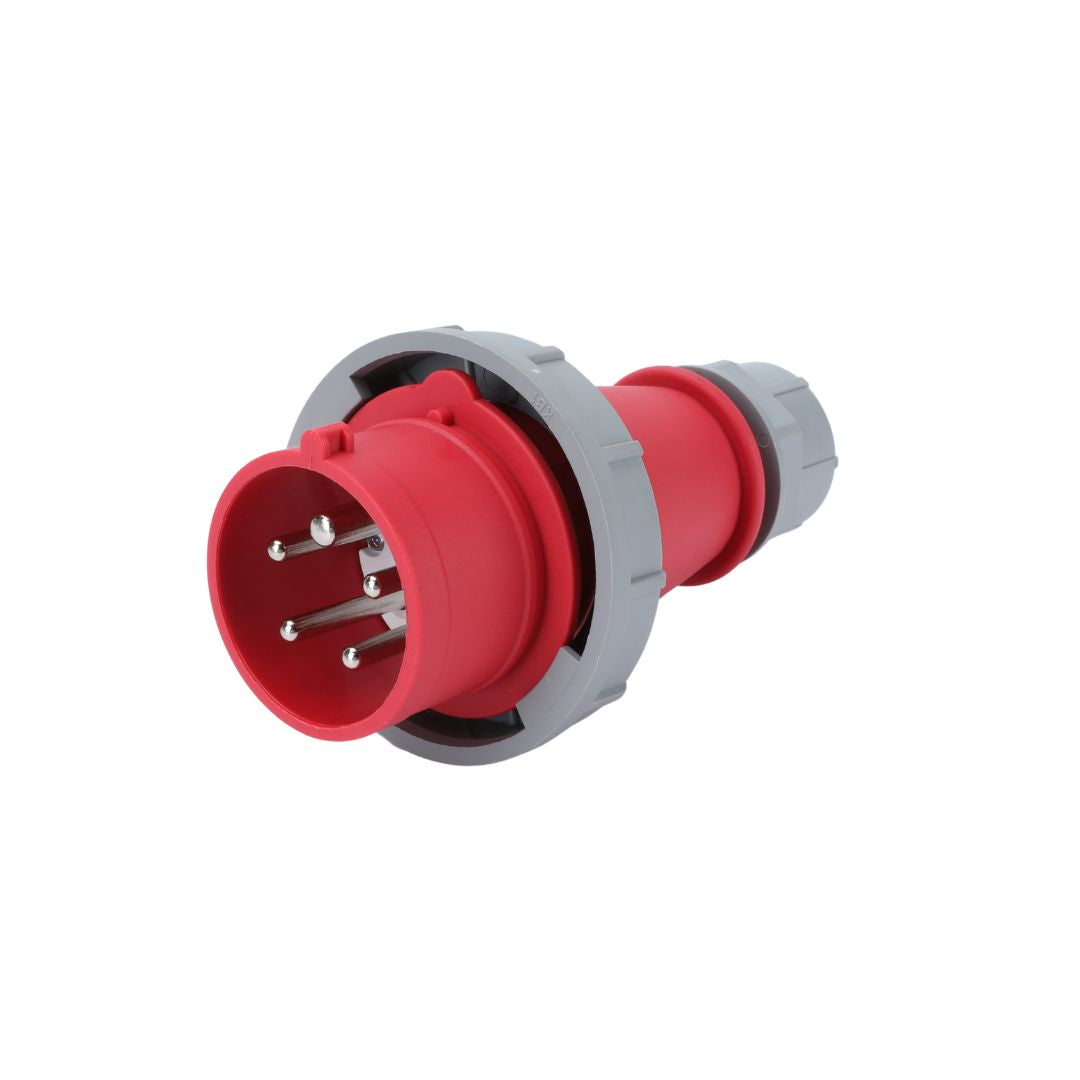 Clavija aérea industrial IP67 con arandela de seguridad – 16A / 32A – Varias configuraciones