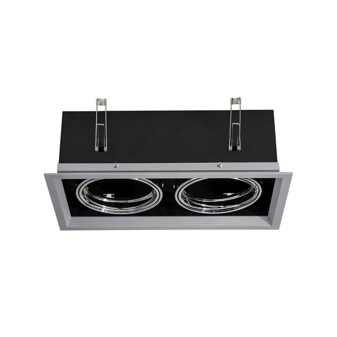 Downlight LED Empotrable 40W 3000K con 2 Focos Orientables
