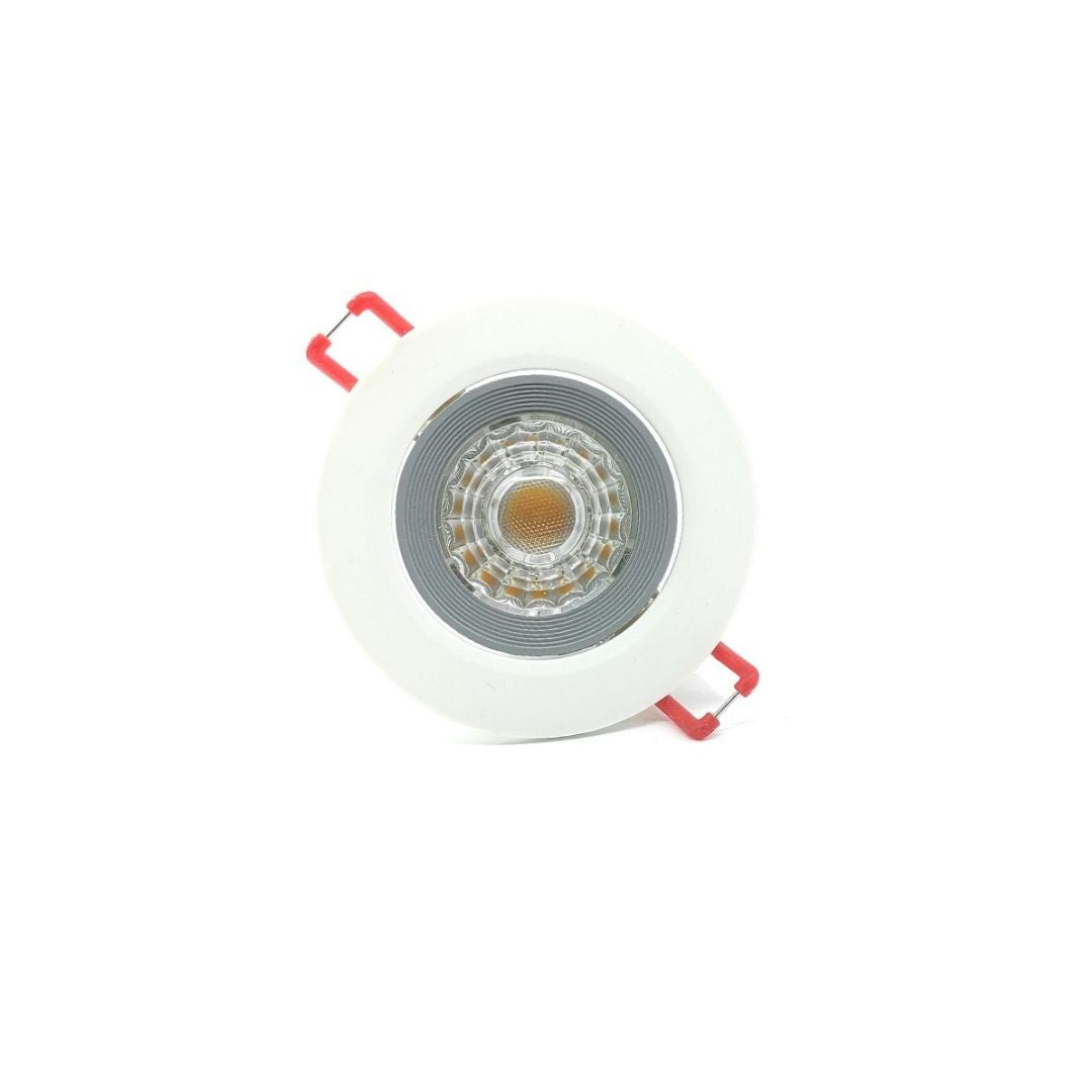 Downlight Led Encastré Adressable Rond 6w 3000k Coupe 30º 75 mm
