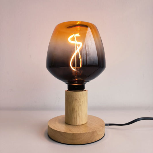 Bombilla Decorativa Filamento Led E27 4w 1800k Degradado Negro y Naranja