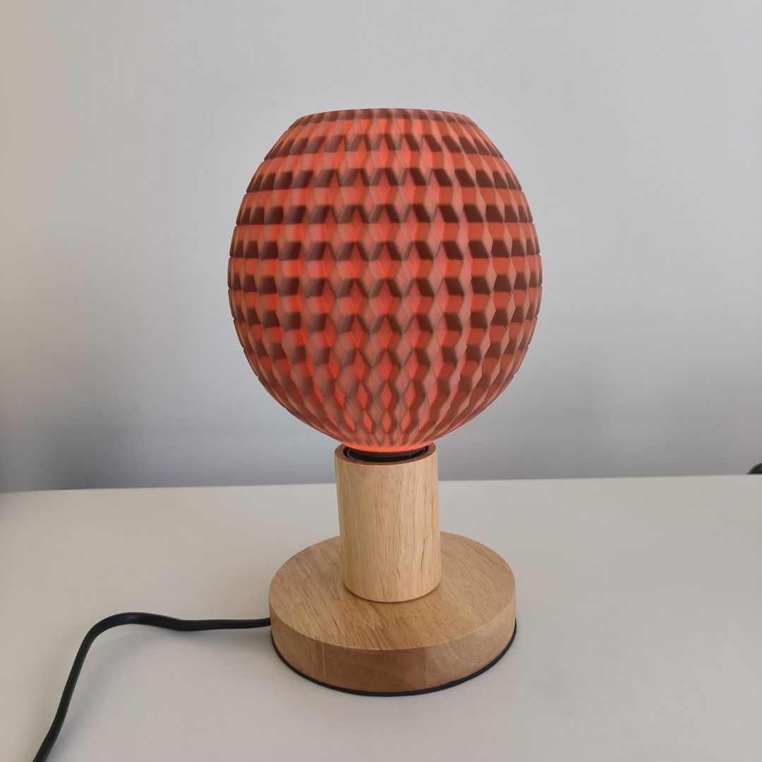 Lampe à Suspension LED Corde Naturelle 4W 3000K Ove 120mm x 153mm