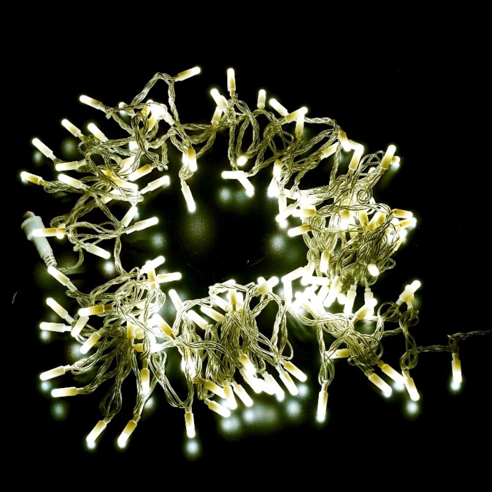 Guirnalda de 100 LED Blanco Cálido – para Interior IP20, 10,5m de Luz Decorativa