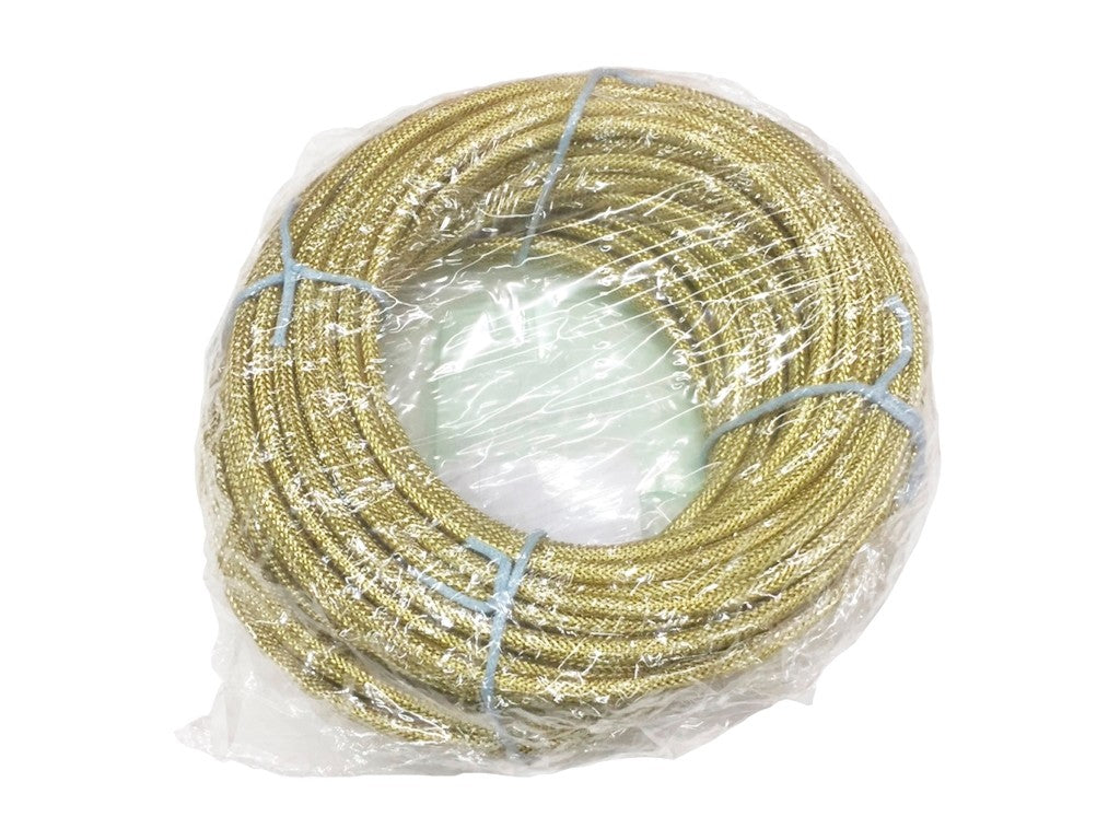 Câble Électrique Treillis Métallique 3x0,75mm Or Vendu au Mètre