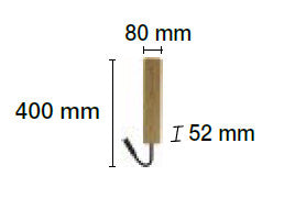 Aplique Led de Pared en Madera 5W+3W*USB 3000k.