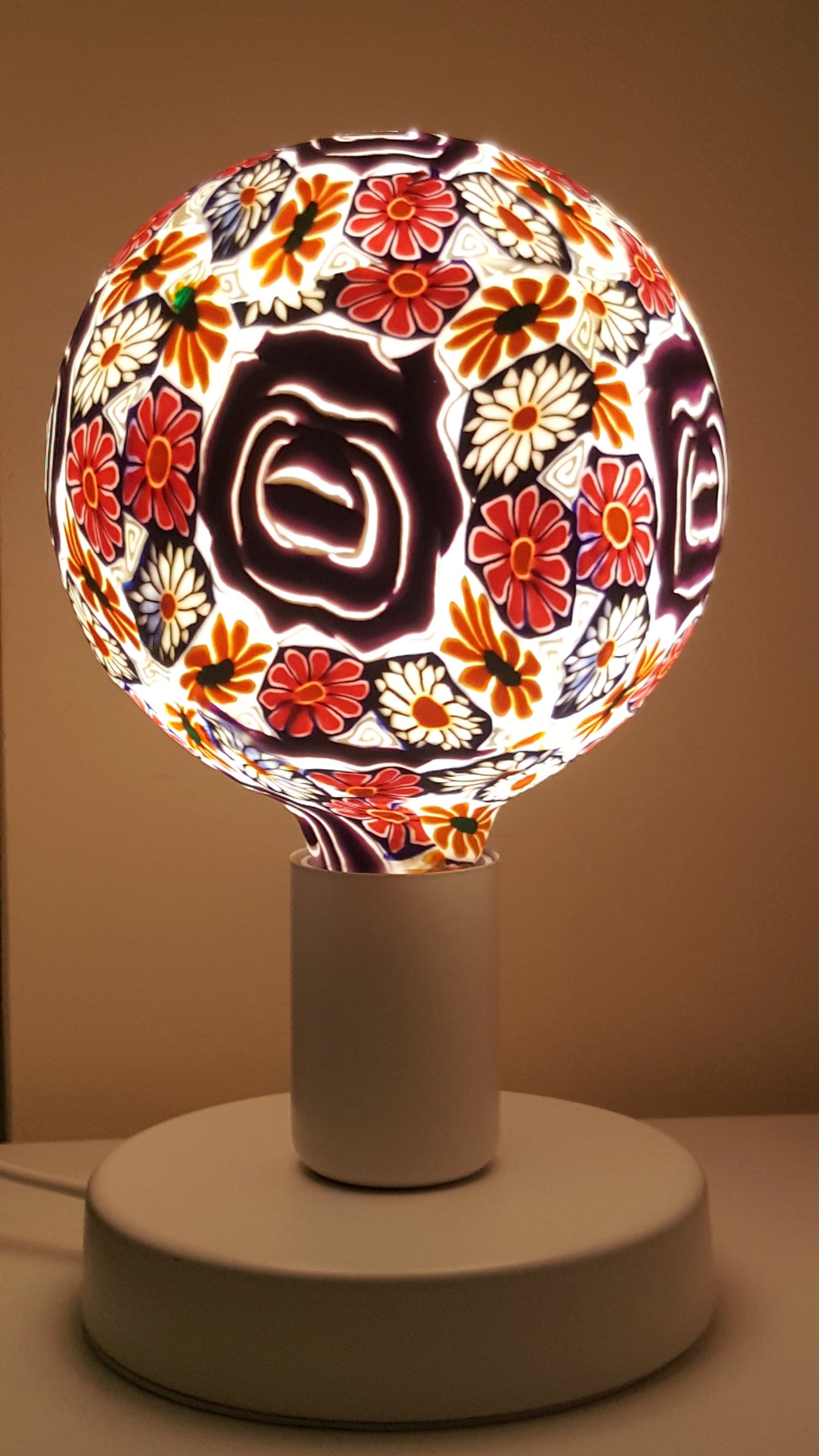 Bombilla Decorativa Led Silicona Rosa Púrpura.