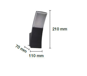 Aplique Led Exterior 6W.