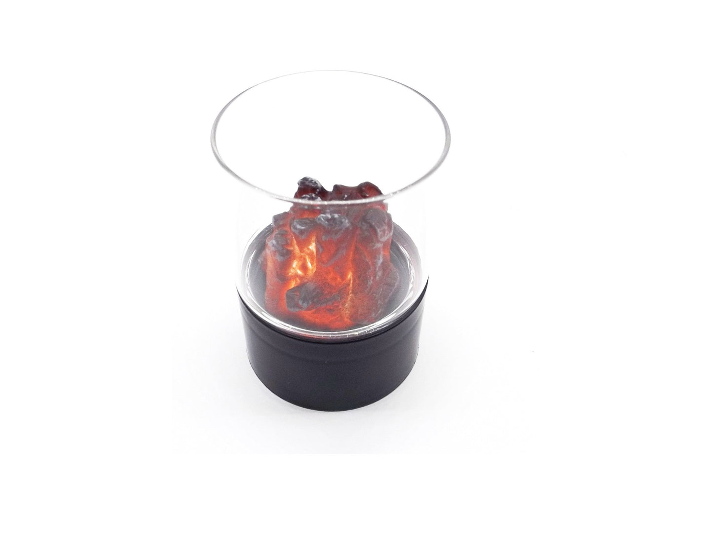 Ascua Decorativa Led Efecto Fuego.