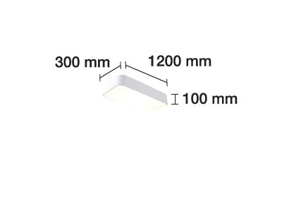 Plafón techo Led Rectangular (40W-60W-85W-120W).