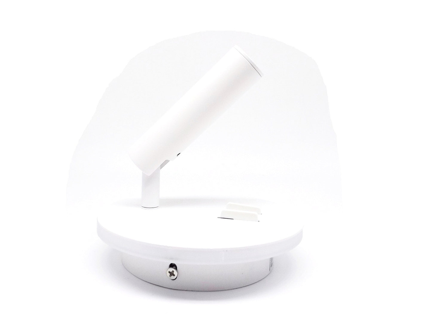 Aplique Led para Interior 3000K, Luz Indirecta y Foco Orientable para Lectura.
