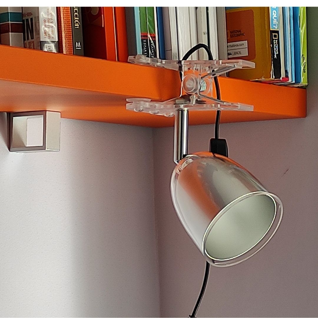 Flexo Led con Pinza de Sujeción Mini 3w 6400K Plata