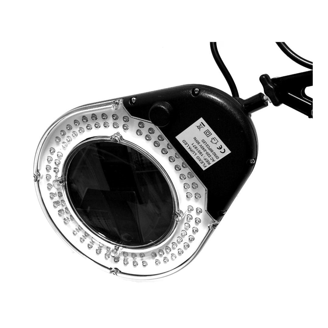 Lupa LED Flexo 7W 6500K com 3 dioptrias