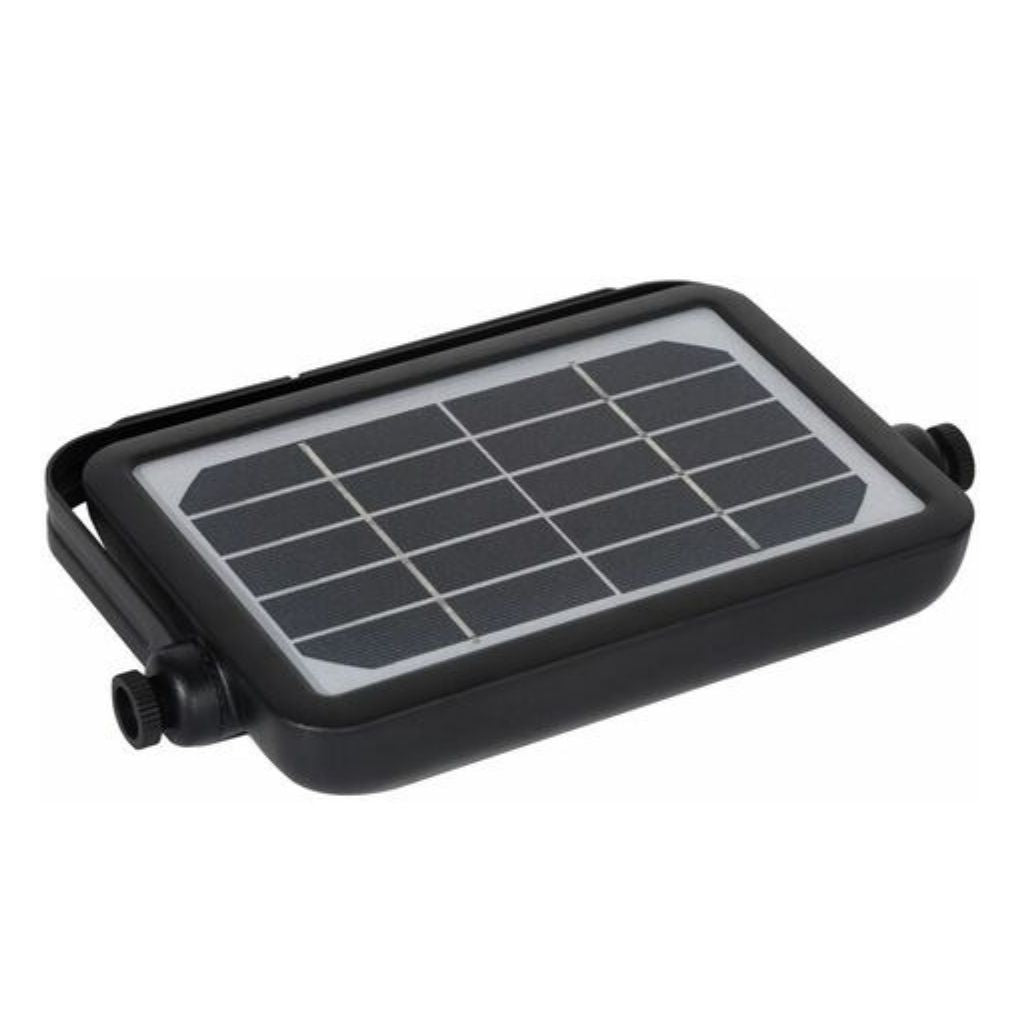 Proyector Led Solar 5W Sensor Crepuscular y Movimiento Negro IP65