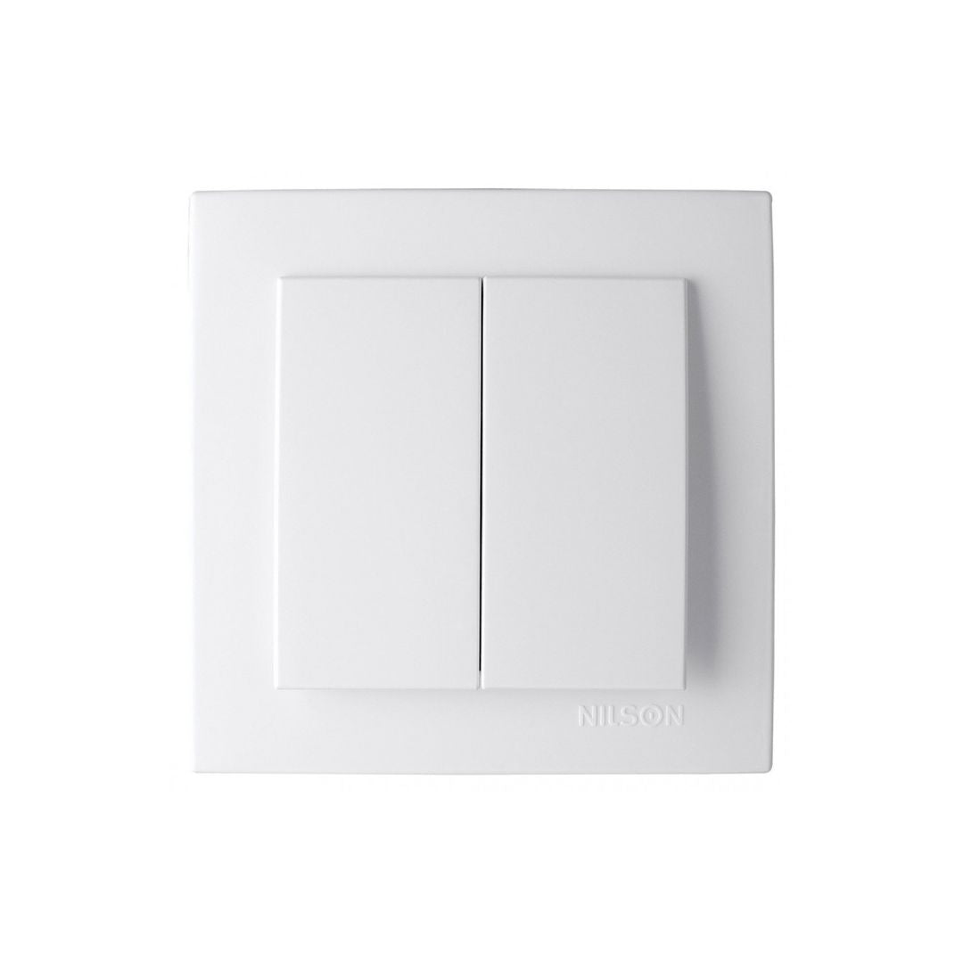 O quadro recessed dobro do interruptor 10A 250V incluiu a série de Nilson