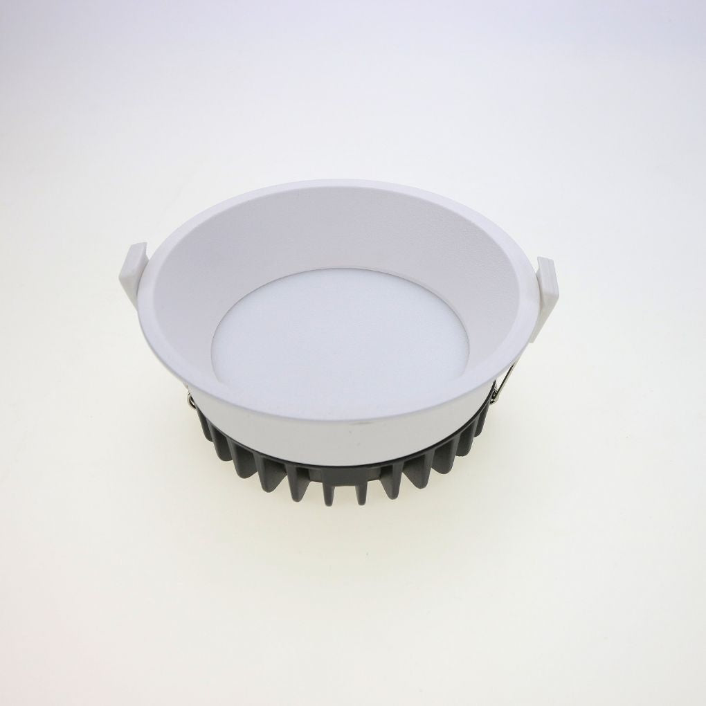 Downlight Led Encastrable Rond Blanc 20w 3000k Coupe 168 mm