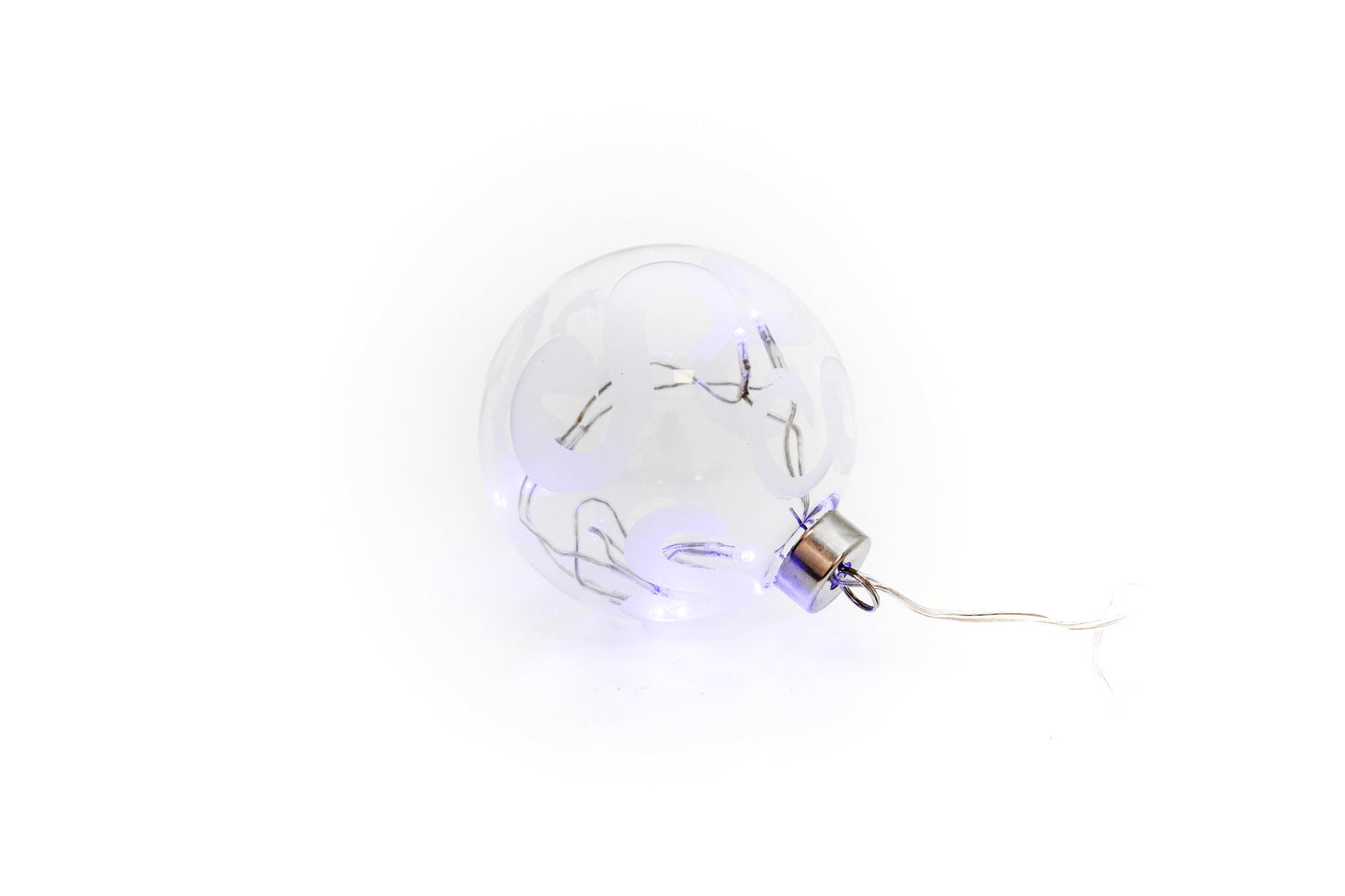 Bola Cristal Led Azul