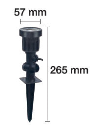 Foco Led de Jardín con Pincho 5W IP65.