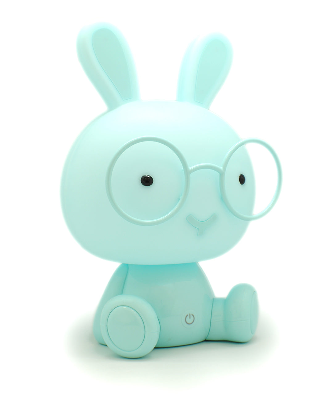 Luz Nocturna Infantil Conejito Azul USB con Botón Táctil