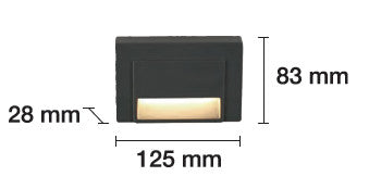 Aplique Led Exterior 1,2W.