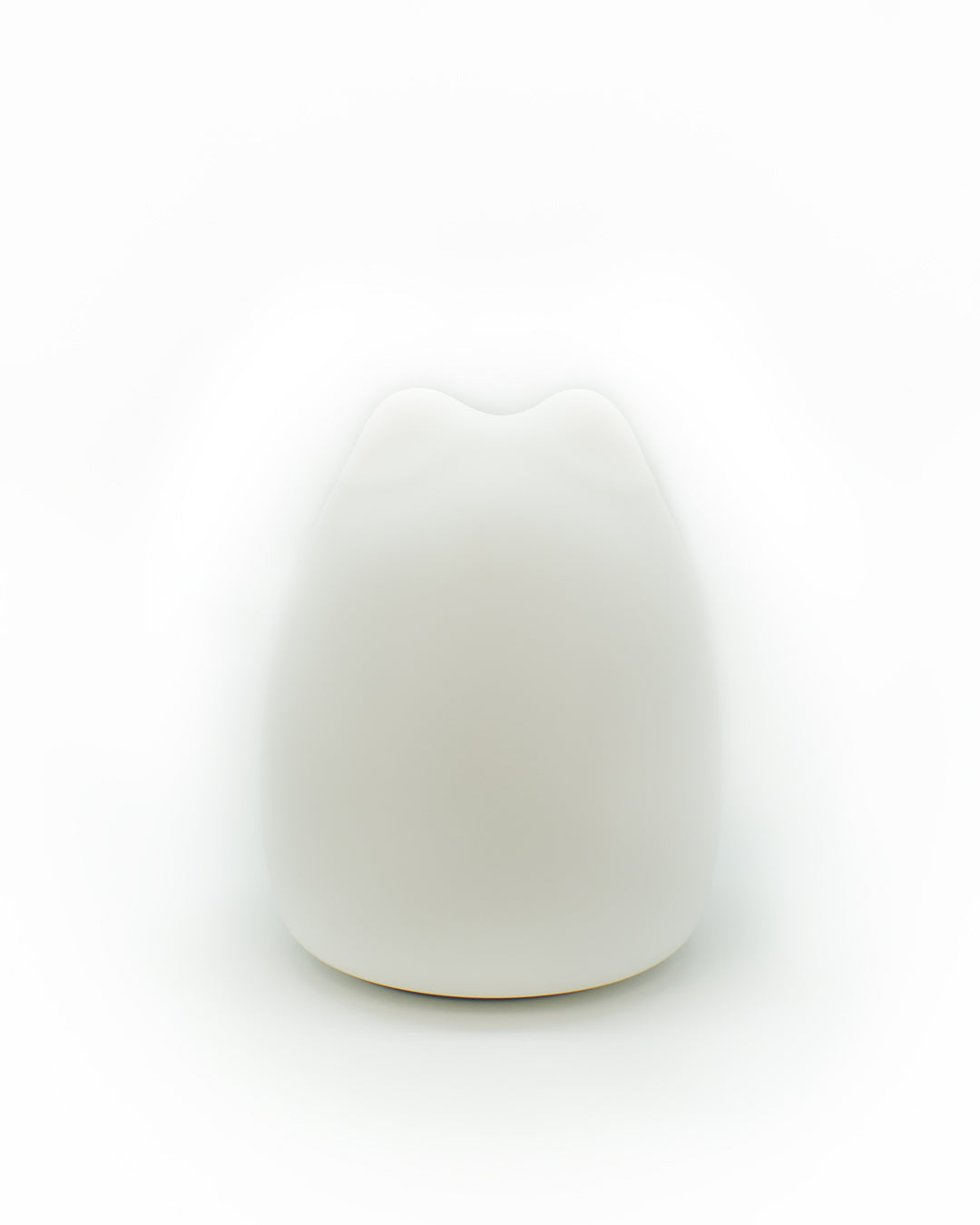 Luz noturna LED de gato de silicone com USB.