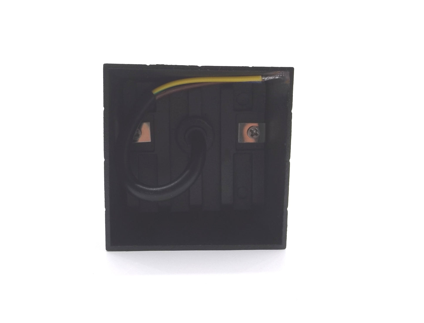 Aplique Led Exterior Empotrar 3W 3000k Cuadrado Negro IP54