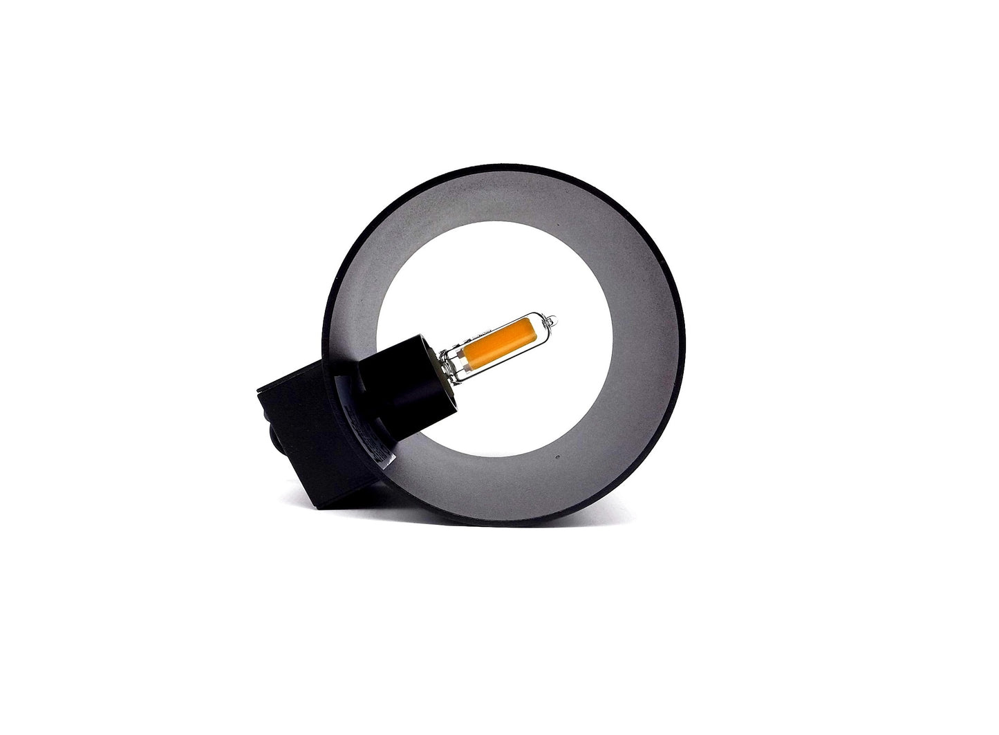 Aplique Led G9 4w 2700k Redondo Preto