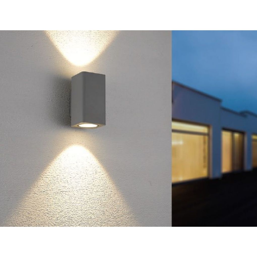 Applique murale LED d'extérieur avec double lumière chaude 6w 3000k IP65