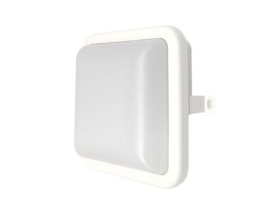 Aplique Led Exterior 8W IP44 Cuadrado Blanco