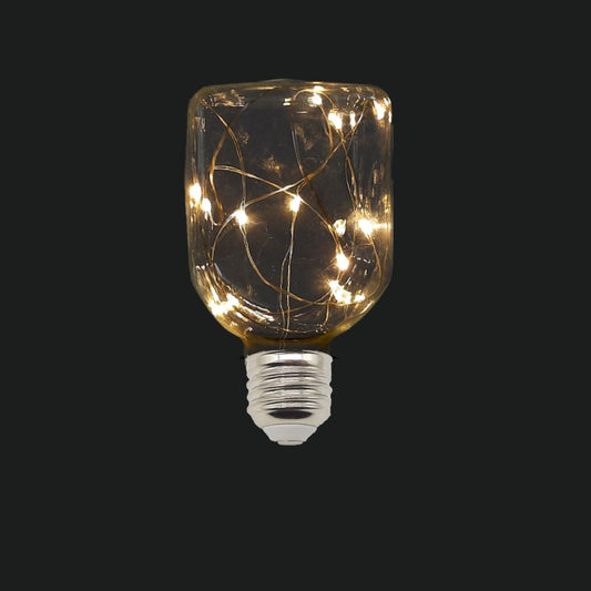 Bombilla Led SQ E27 Especial Guirnalda con Hilo Luminoso Blanco Cálido