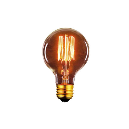 Bombilla Globo Regulable Vintage Filamento Recto E27 40w 2700k G80