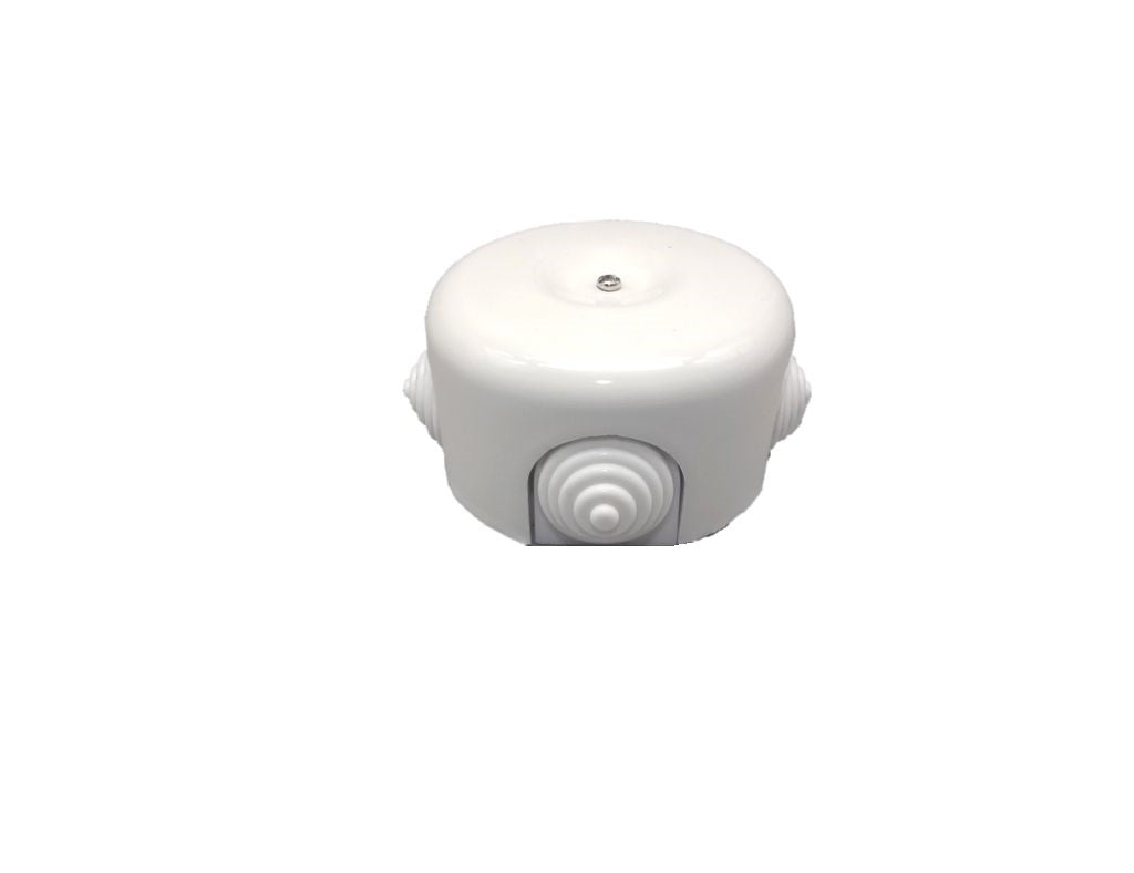 Caixa de Distribuição em Porcelana Branca 78mm