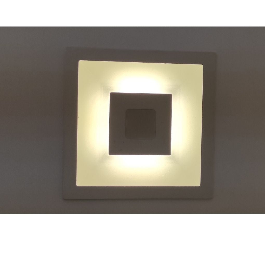 Downlight LED Empotrable Cuadrado con 3 Encendidos 3000K