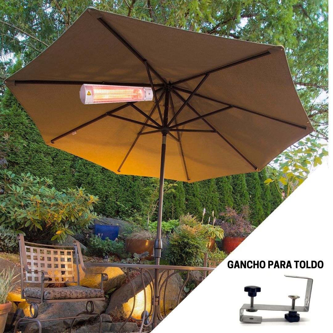 Estufa Infrarrojos para Exterior 1000w -2000w con Mando a Distancia