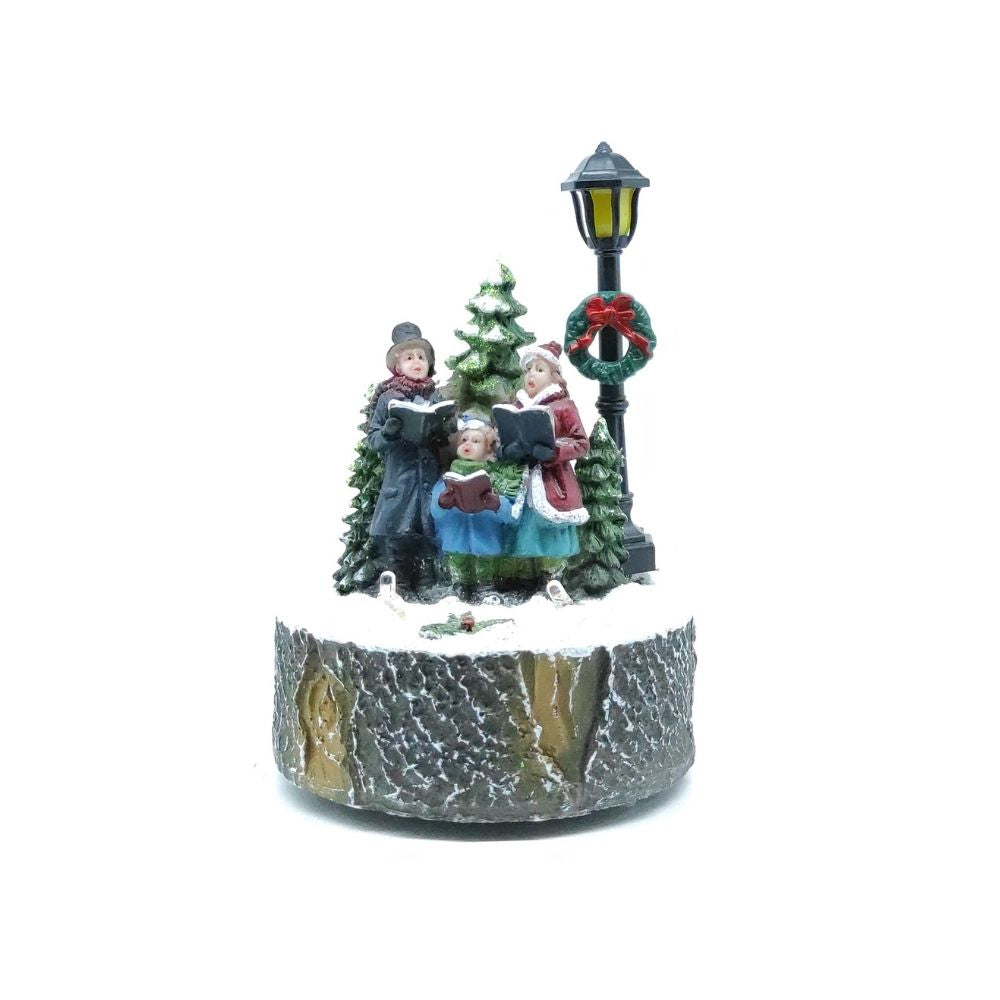 Juego 3 Figuras Led de Navidad, Coro, Muñeco de Nieve y Niños