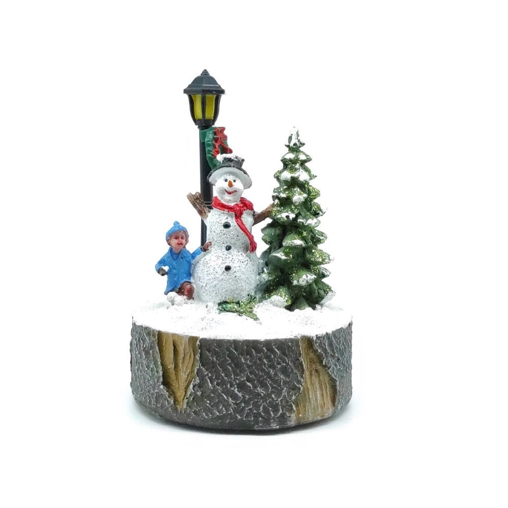 Juego 3 Figuras Led de Navidad, Coro, Muñeco de Nieve y Niños