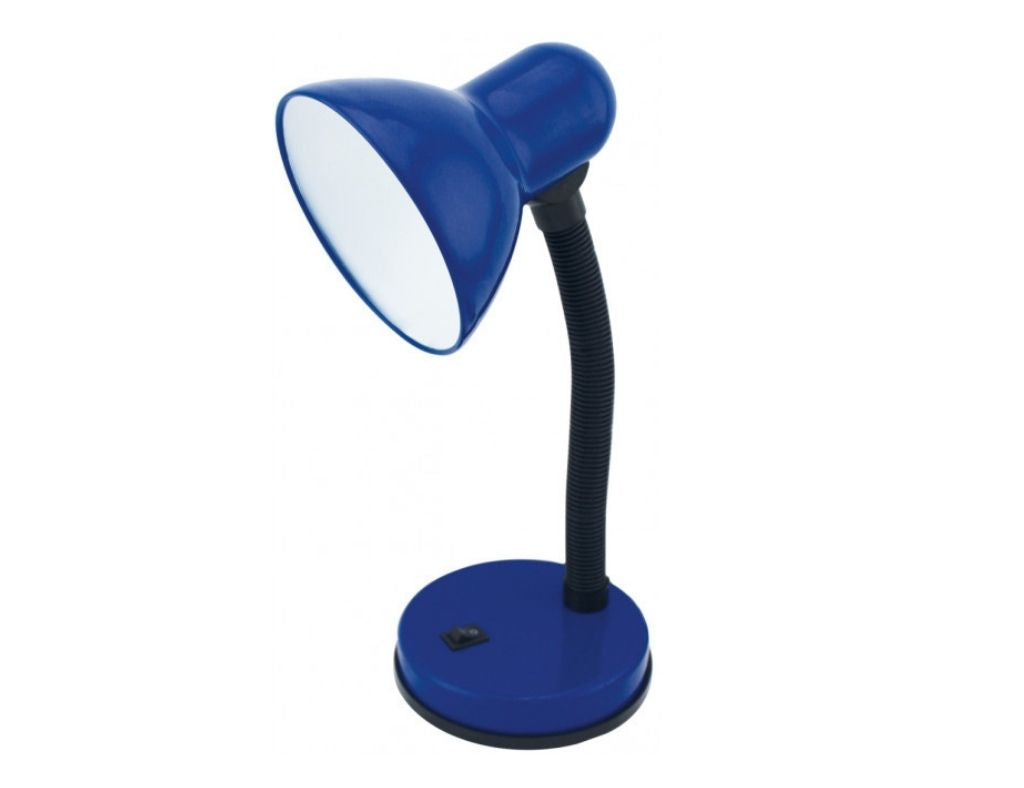 Flexo de Escritorio Azul E27 25w