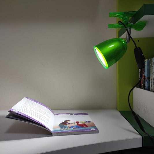 Flexo Led con Pinza de Sujeción Mini 3w 6400K Verde
