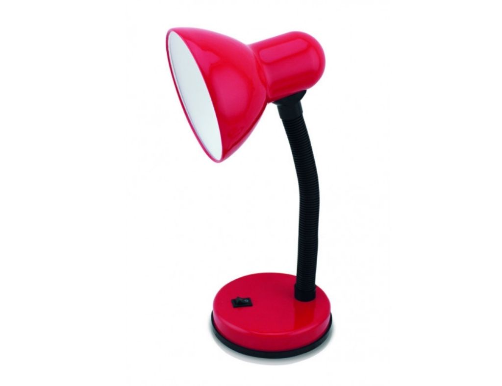 Flexo de Escritorio Rojo E27 25w