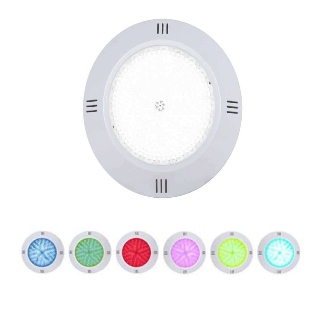 Projetor de piscina de superfície LED RGB submersível 12V IP68 24W