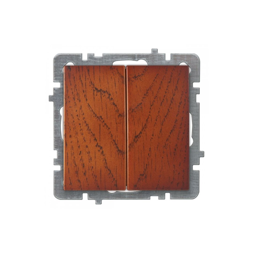 O quadro recessed dobro do interruptor 10A 250V incluiu a série de Nilson