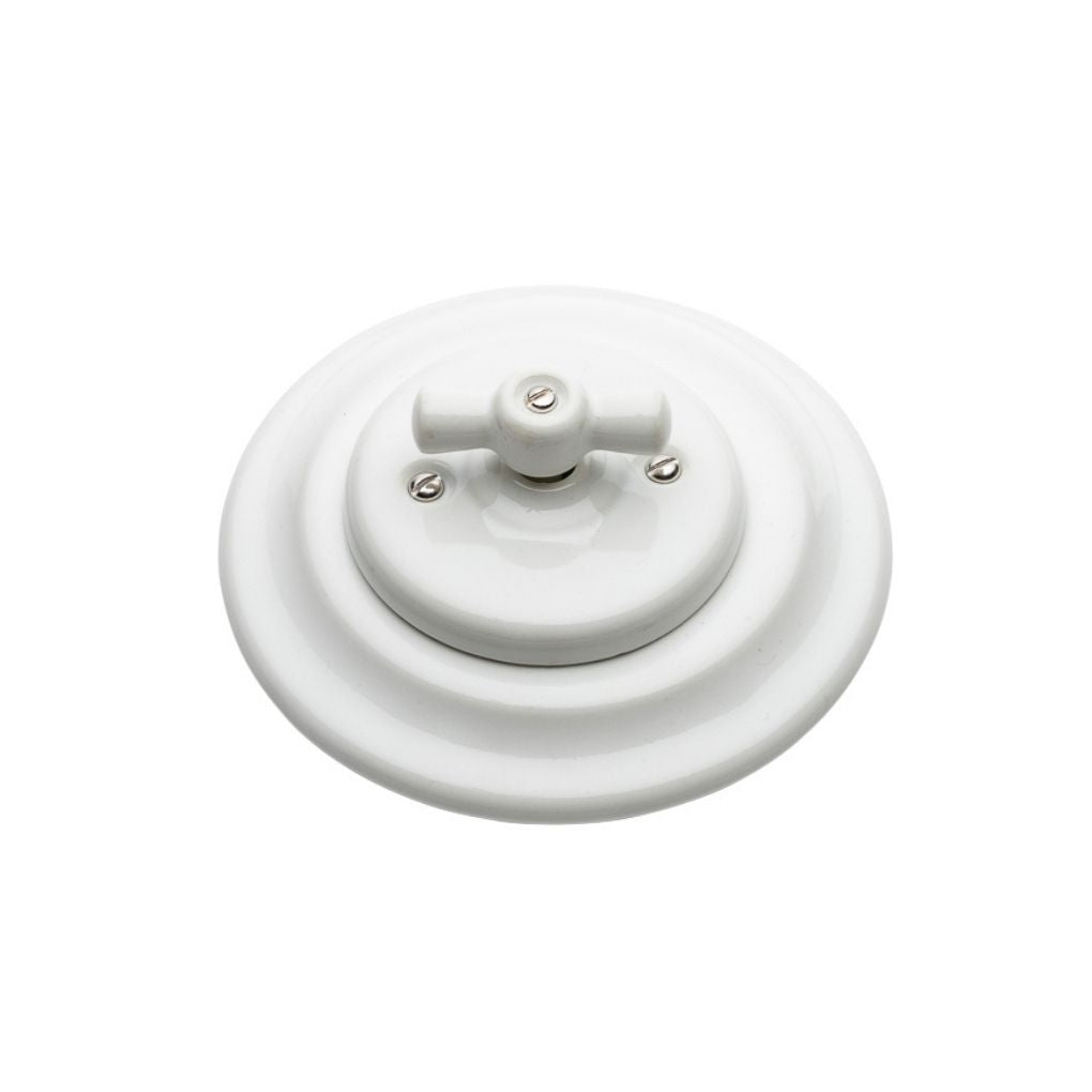 Marco Simple para Empotrar en Porcelana Blanca