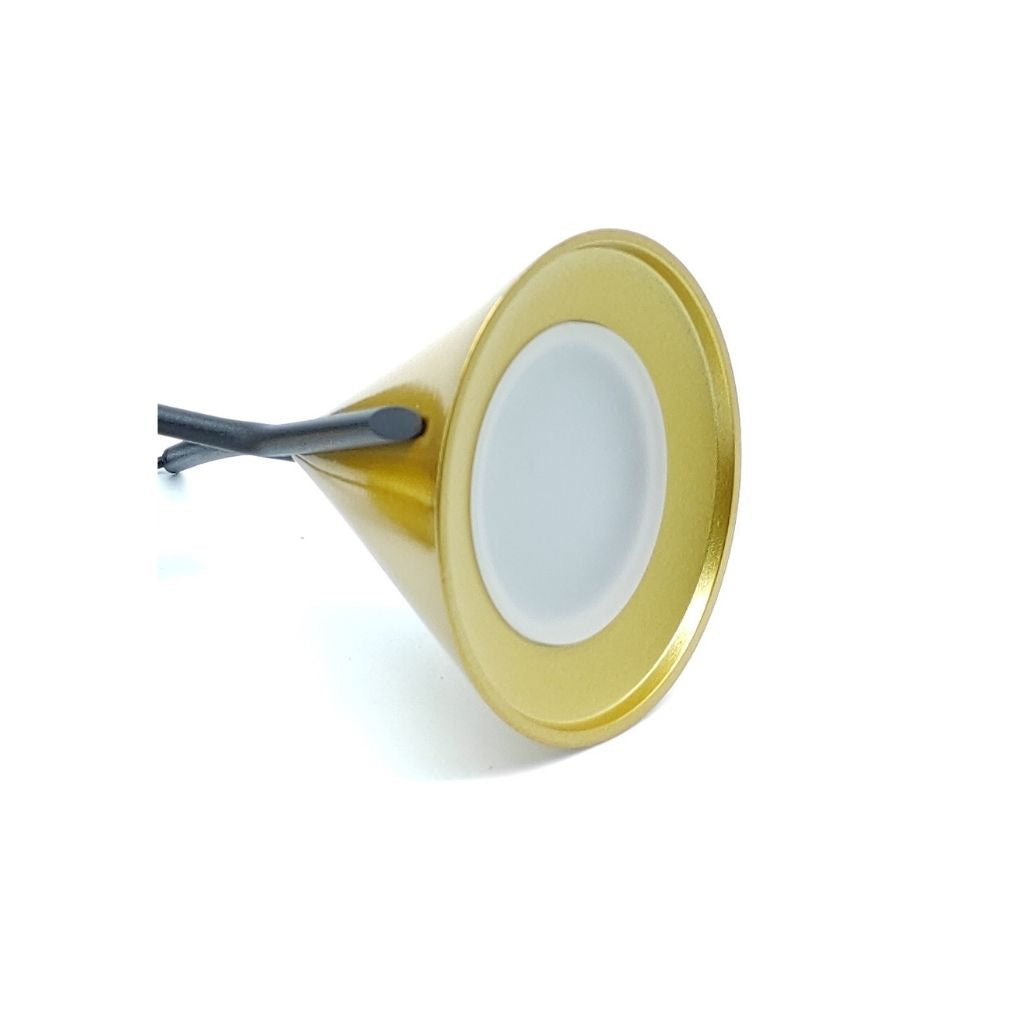 Suspension LED Edit avec 10 spots 30W 3000K en noir et or