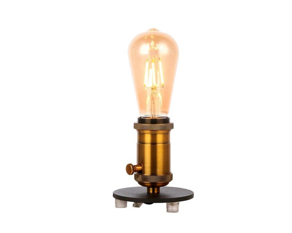 Lámpara de Mesa Regulable con Portalámparas de Latón
