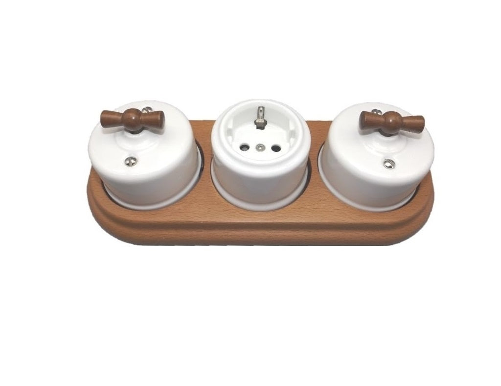 Lazos de Madera para Interruptor